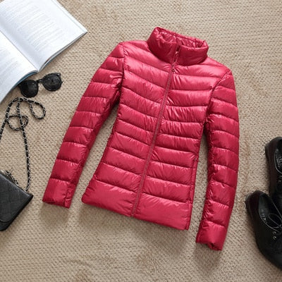 2020 New 90% Duck Down Jacket Women Autumn Winter Coat Lady Ultralight Down Jacket