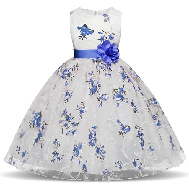 Christmas Tutu Dress For Girls Dresses Kids Clothes Wedding Event Flower Girl Dress Birthday Party Costumes Children Clothing 8T