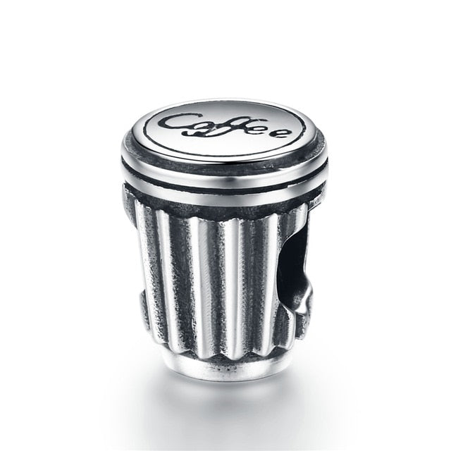 925 Sterling Silver Berloque Family House Eiffel Tower Camera Travel Dream Coffee Cup Shoes Charm Fit Charm Bracelet DIY Jewelry