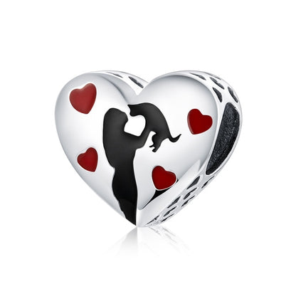 925 Sterling Silver Berloque Family House Eiffel Tower Camera Travel Dream Coffee Cup Shoes Charm Fit Charm Bracelet DIY Jewelry