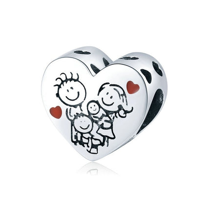 925 Sterling Silver Berloque Family House Eiffel Tower Camera Travel Dream Coffee Cup Shoes Charm Fit Charm Bracelet DIY Jewelry