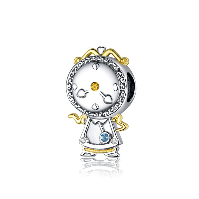 925 Sterling Silver Berloque Family House Eiffel Tower Camera Travel Dream Coffee Cup Shoes Charm Fit Charm Bracelet DIY Jewelry