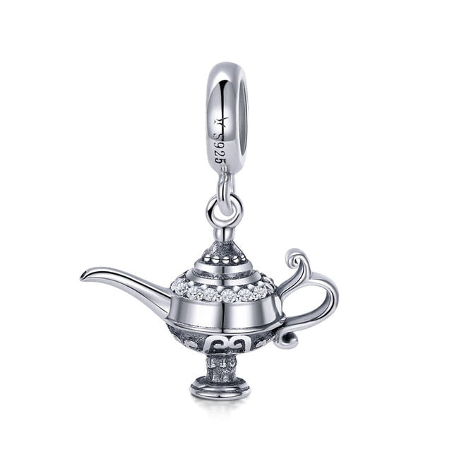 925 Sterling Silver Berloque Family House Eiffel Tower Camera Travel Dream Coffee Cup Shoes Charm Fit Charm Bracelet DIY Jewelry