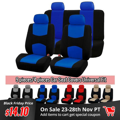 AUTOYOUTH Car Seat Covers Full Set Automobile Seat Protection Cover Vehicle Seat Covers Universal Car Accessories Car-Styling