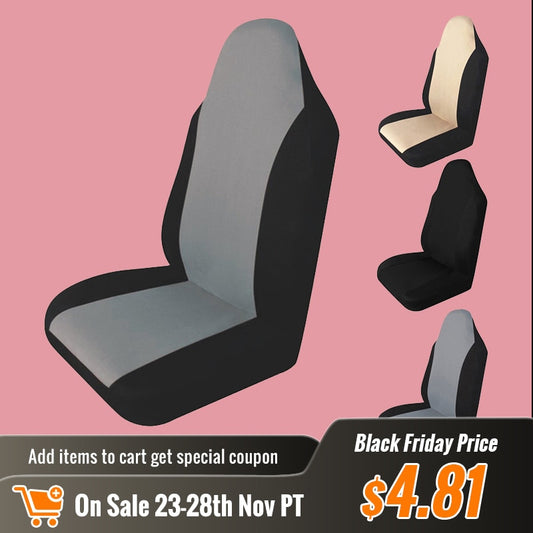 AUTOTOUTH Car Front Seat Cover Car Seat Cover Interior Set a Variety Of Colors Available Beige /Gray/Black For Alfa Romeo 159