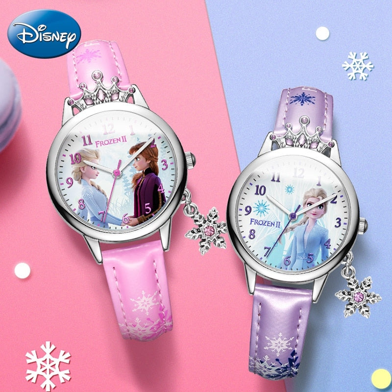 Big Sale Ladies Frozen Luxury Jewelry Crystal Crown Princess Watch Girl Love Quartz Watches Women Fashion Wristwatch Female Time