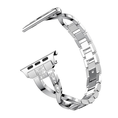 Slim Stainless Steel Strap for Apple Watch 38 40mm 42 44mm Band Jewelry Rose Gold Women Watchband for iWatch 1 2 3 4 5 Bracelet