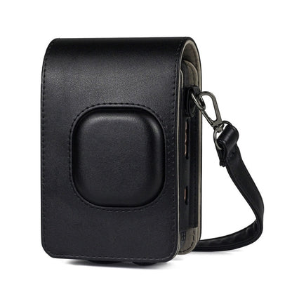 For Fujifilm Instax Mini Liplay Hybird Instant Film Camera Bag Case PU Leather Retro Black Brown White Carry Cover Shoulder Bags