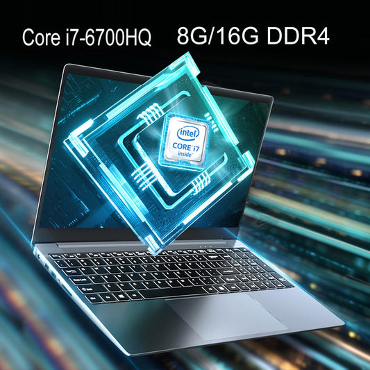 Core i7 Laptop 15.6 inch With 8G / 16G DDR4 1TB 128G 256G 512G Notebook Computer Gaming Laptops With Backlit Keyboard IPS Screen