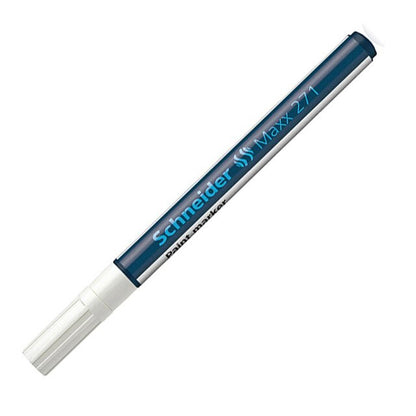 1pcs Schneider 271 Permanent Marker Round Toe Oil Paint Marker White Pen Art Supplies Stationery Pintura Coche Paint Pen MAXX