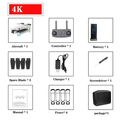 New S161 drone 4k HD dual lens 1080P WIFI fpv drone visual positioning high maintenance drone with camera rc quadcopter