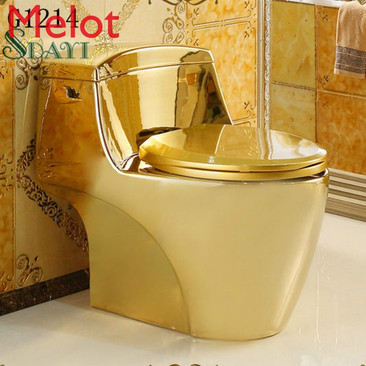 ceramic color toilet gold plated toilet set bathroom golden dragon wc toilet