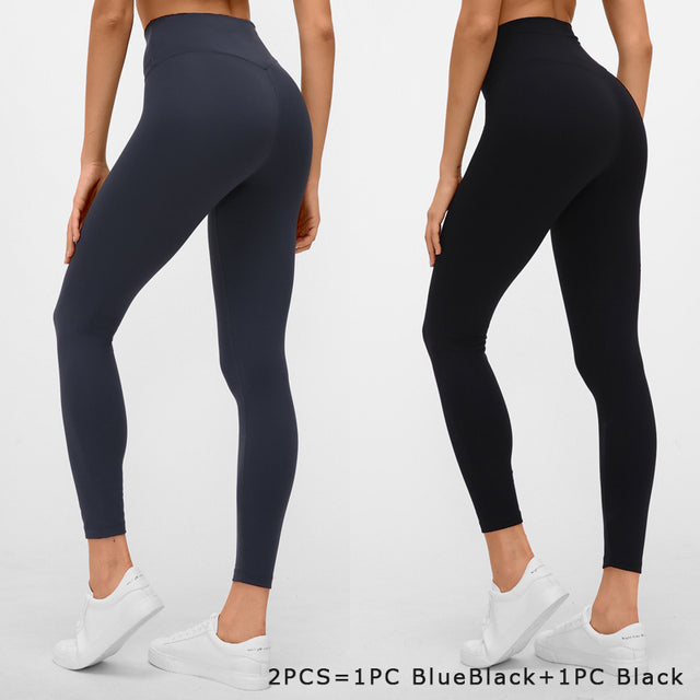 Nepoagym 25&quot; RHYTHM Women Yoga Leggings No Front Seam Buttery Soft Woman Workout Leggins Pant for Gym Sports Fitness