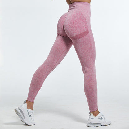 Fitness High Waist Push Up Peach Polyester Leggings Workout Jeggings Casual Leggigns