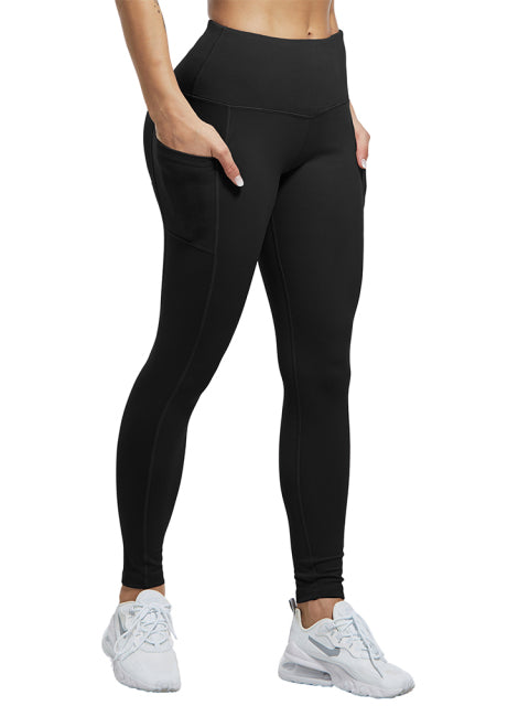 CHRLEISURE Sport Leggings Women High Waist Fitness Leggings with Pockets Gym Leggings Women Clothing