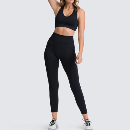 Fitness Suit Sports Bra Leggings 2 Piece Sets Gym Clothes Costume For Yoga