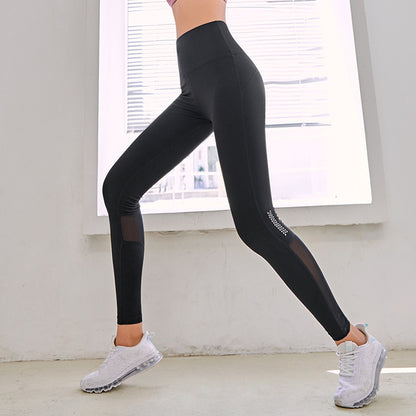 Fitness Leggings Sport Women Sportswear Tights Gym Female High Waist Yoga Pants Clothing Mesh Workout Leggings Women