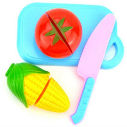 12PCS Children Play House Toy Cut Fruit Plastic Vegetables Kitchen Baby Classic Kids Toys Pretend Playset Educational Toys