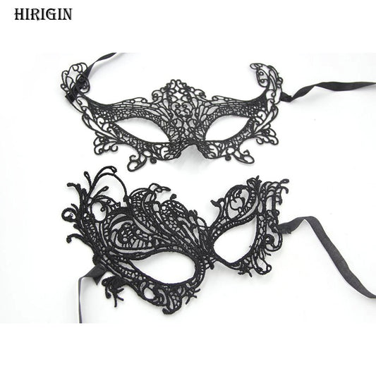 1PCS Hot Sales Sexy Lady Black Lace Mask Cutout Eye Mask For Masquerade Party Fancy Dress Costume Halloween Party Fancy