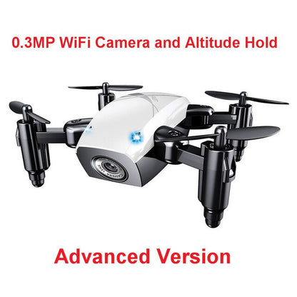 S9HW RC Drone With Camera HD S9 No Camera Foldable Mini Quadcopter Altitude Hold Helicopter WiFi FPV Micro Pocket Dron Aircraft