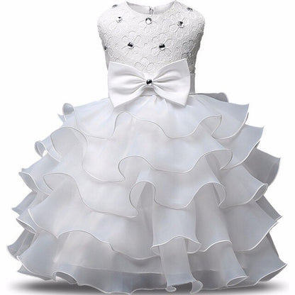 Kids Dresses For Girls Clothes Party Princess Vestidos Nina 5 6 7 8 year birthday Dress Girl Christmas Baptism Christening Gown